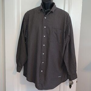 ‎Daniel Cremiuex black & tan checked shirt